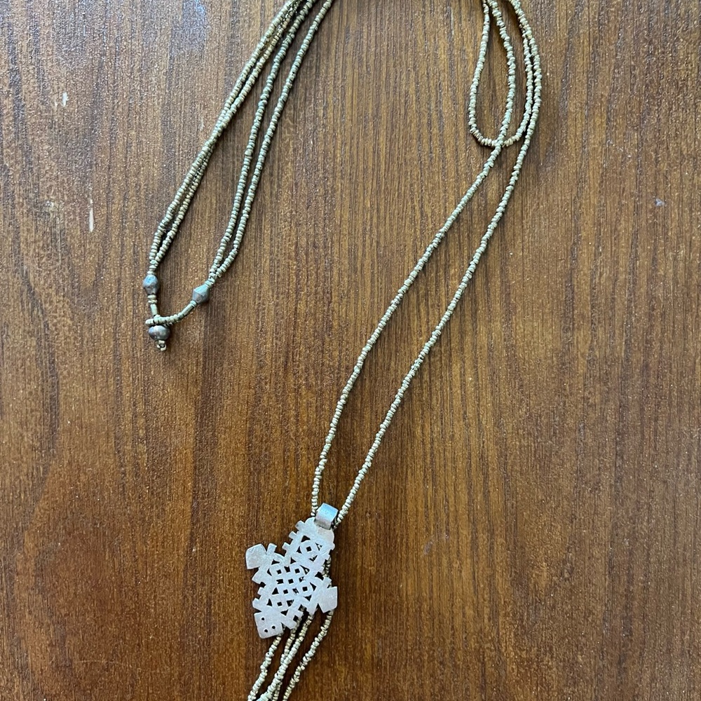 Noonday Heritage Necklace made in Ethiopia fair trade